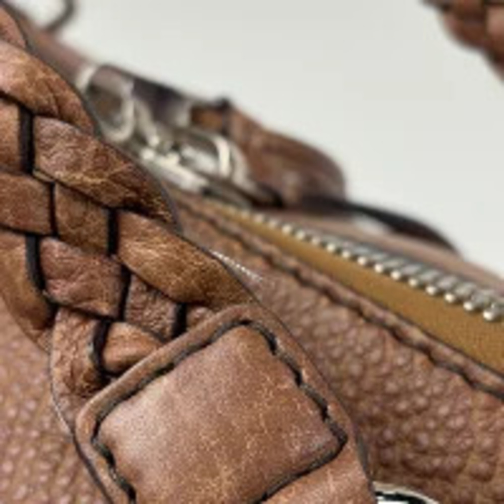 Gucci leather handbag brown ssima - Picture 5 of 7